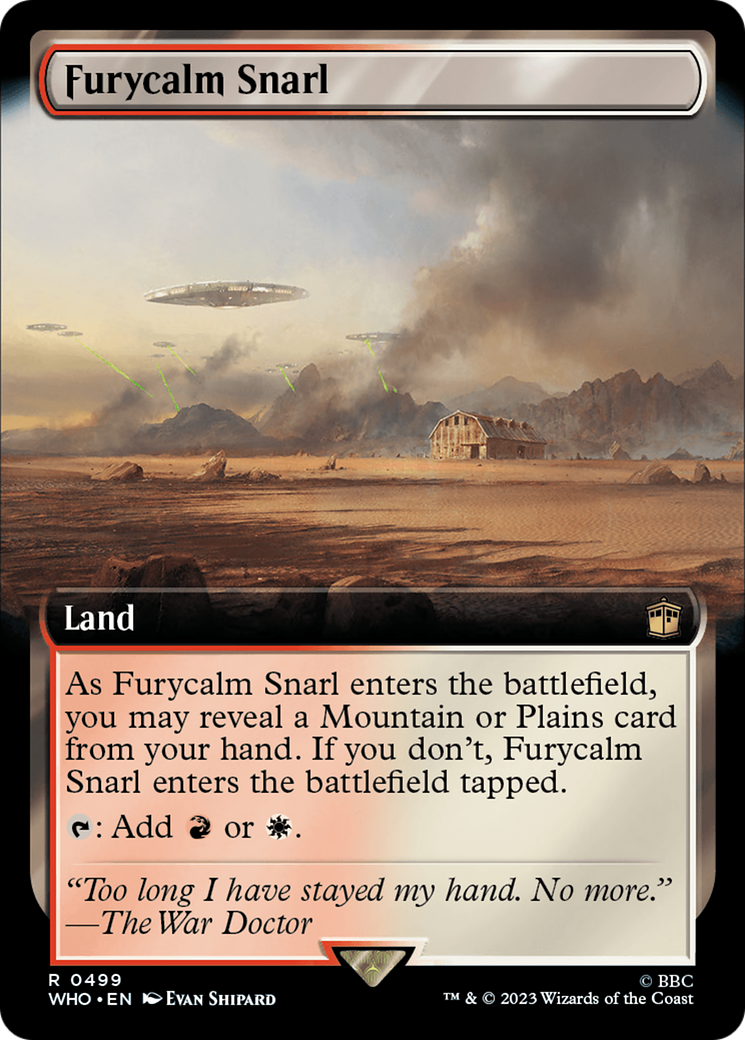 Furycalm Snarl (WHO-499) - Doctor Who: (Extended Art) - Premium MTG Single from Wizards of the Coast - Just $0.23! Shop now at Game Crave Tournament Store