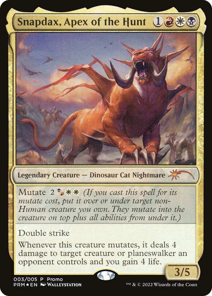 Snapdax, Apex of the Hunt (PL22-003) - Year of the Tiger 2022 Foil - Premium MTG Single from Wizards of the Coast - Just $1.02! Shop now at Game Crave Tournament Store