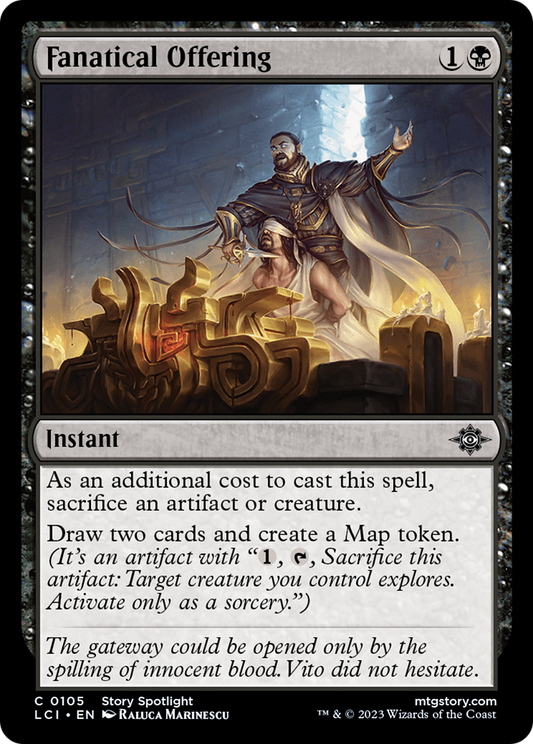 Fanatical Offering (LCI-105) - The Lost Caverns of Ixalan - Premium MTG Single from Wizards of the Coast - Just $0.08! Shop now at Game Crave Tournament Store