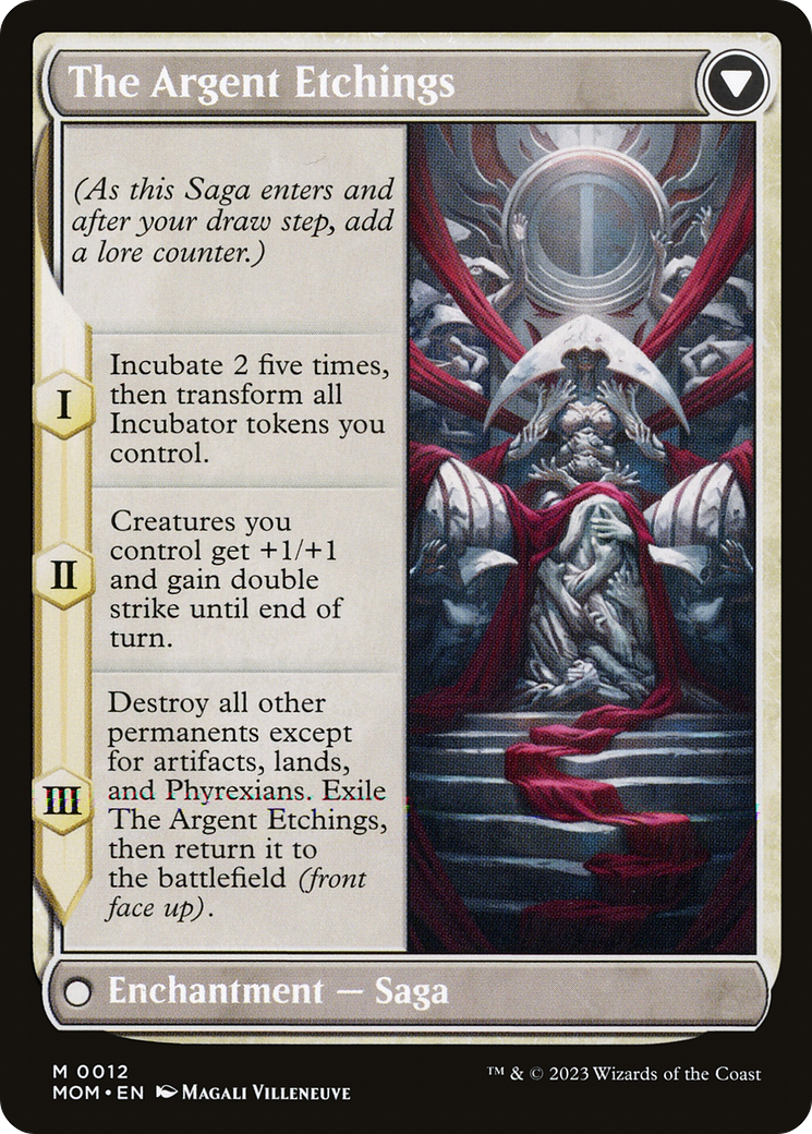 Elesh Norn // The Argent Etchings (MOM-012) - March of the Machine - Premium MTG Single from Wizards of the Coast - Just $4.62! Shop now at Game Crave Tournament Store