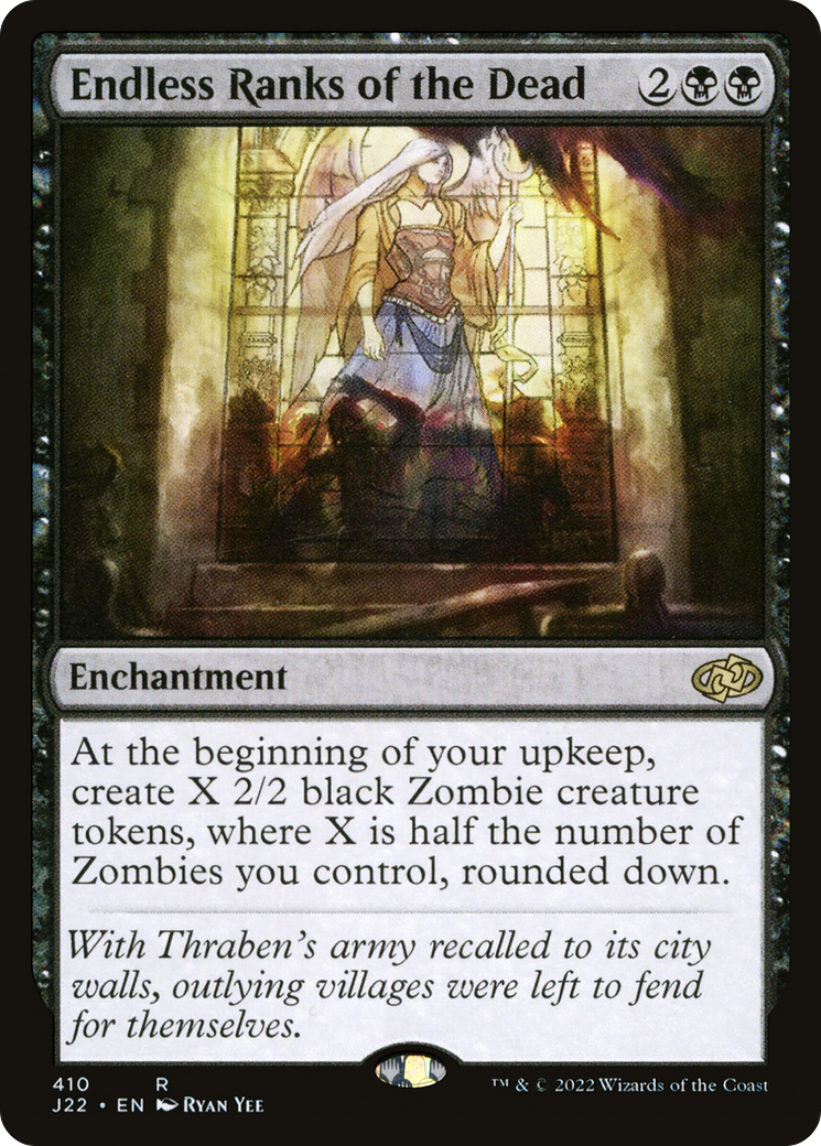 Endless Ranks of the Dead (J22-410) - Jumpstart 2022 - Premium MTG Single from Wizards of the Coast - Just $1.38! Shop now at Game Crave Tournament Store
