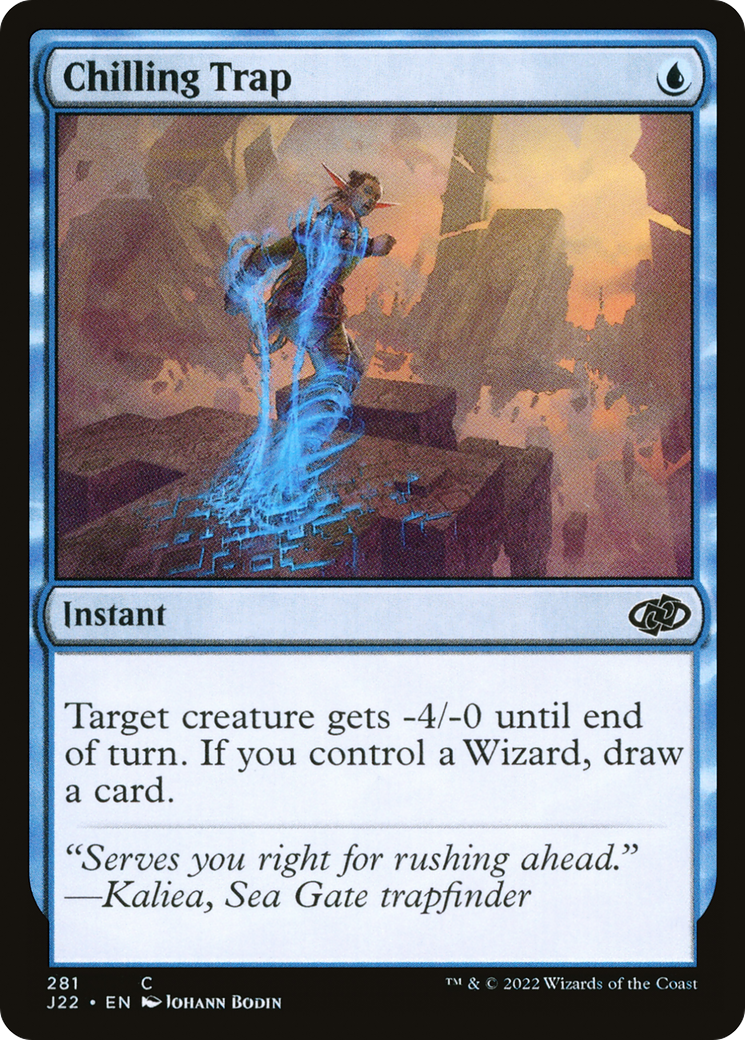 Chilling Trap (J22-281) - Jumpstart 2022 - Premium MTG Single from Wizards of the Coast - Just $0.25! Shop now at Game Crave Tournament Store