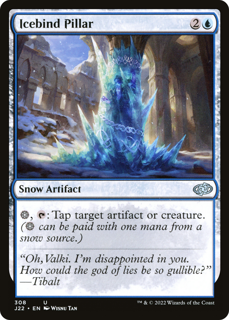 Icebind Pillar (J22-308) - Jumpstart 2022: (snow) - Premium MTG Single from Wizards of the Coast - Just $0.08! Shop now at Game Crave Tournament Store