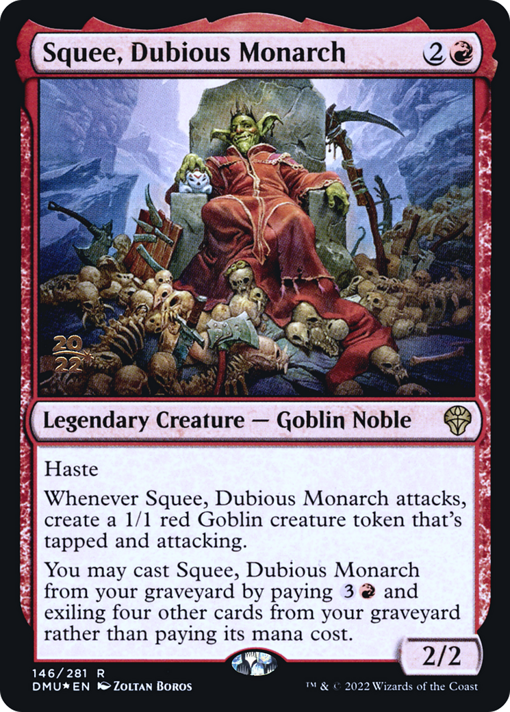 Squee, Dubious Monarch (PDMU-146S) - Dominaria United Promos Foil - Premium MTG Single from Wizards of the Coast - Just $1.66! Shop now at Game Crave Tournament Store