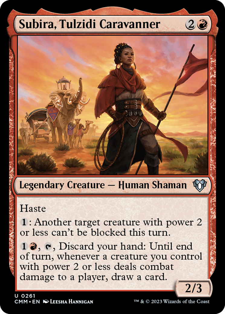 Subira, Tulzidi Caravanner (CMM-261) - Commander Masters - Premium MTG Single from Wizards of the Coast - Just $0.08! Shop now at Game Crave Tournament Store