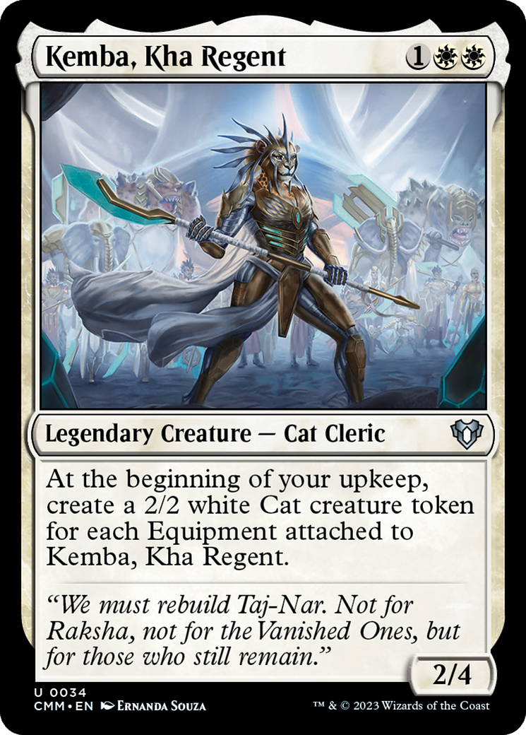 Kemba, Kha Regent (CMM-034) - Commander Masters - Premium MTG Single from Wizards of the Coast - Just $0.08! Shop now at Game Crave Tournament Store