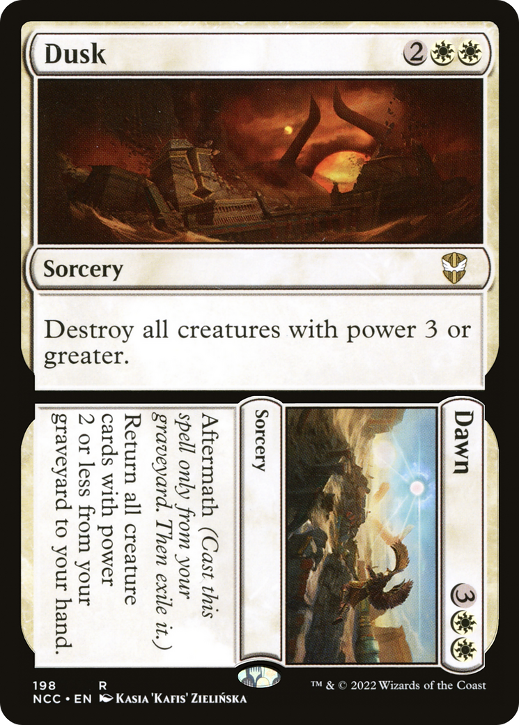 Dusk // Dawn (NCC-198) - New Capenna Commander - Premium MTG Single from Wizards of the Coast - Just $0.08! Shop now at Game Crave Tournament Store
