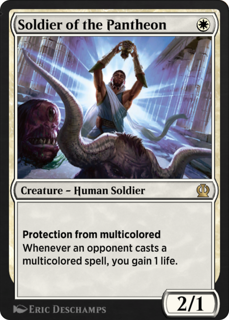 Soldier of the Pantheon (EA2-008) - Explorer Anthology 2 - Premium MTG Single from Wizards of the Coast - Just $0! Shop now at Game Crave Tournament Store