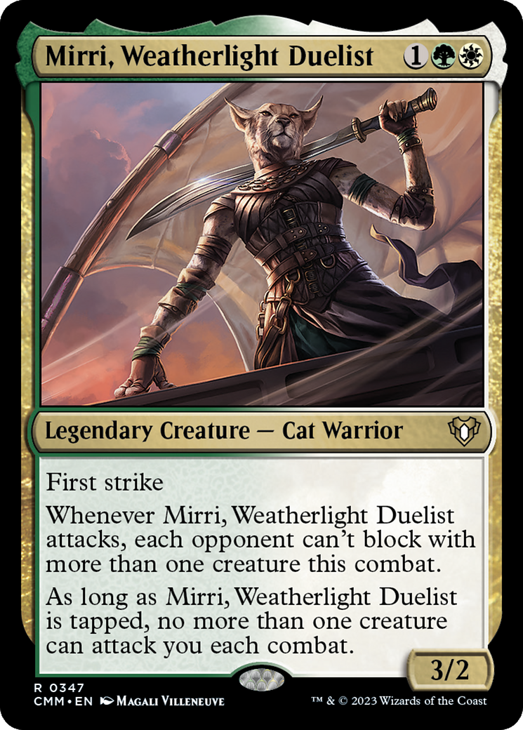 Mirri, Weatherlight Duelist (CMM-347) - Commander Masters - Premium MTG Single from Wizards of the Coast - Just $0.69! Shop now at Game Crave Tournament Store