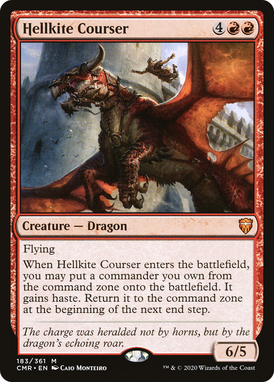 Hellkite Courser (CMR-183) - Commander Legends - Premium MTG Single from Wizards of the Coast - Just $3.24! Shop now at Game Crave Tournament Store