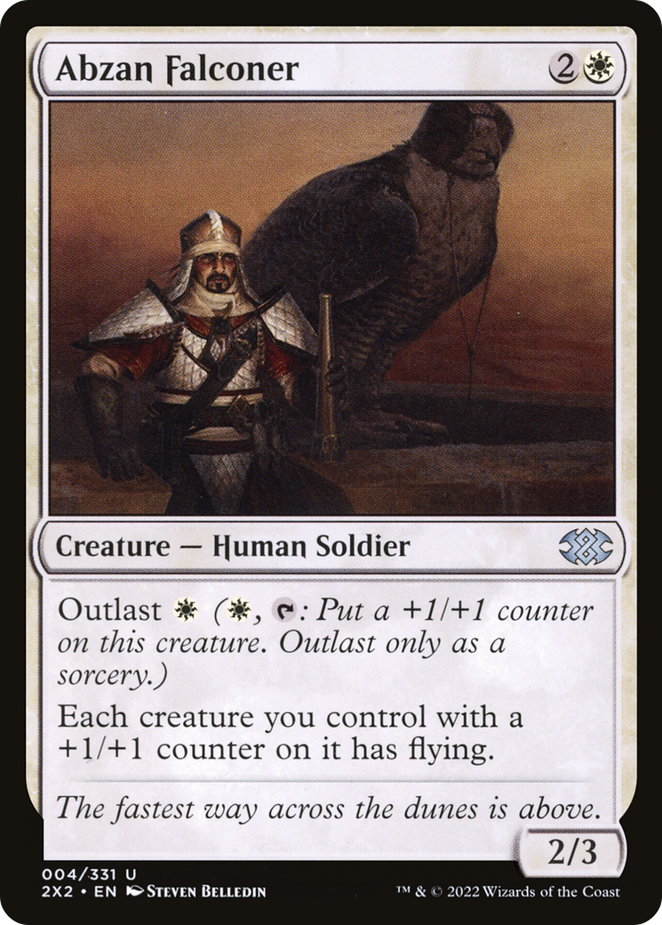 Abzan Falconer (2X2-004) - Double Masters 2022 Foil - Premium MTG Single from Wizards of the Coast - Just $0.36! Shop now at Game Crave Tournament Store