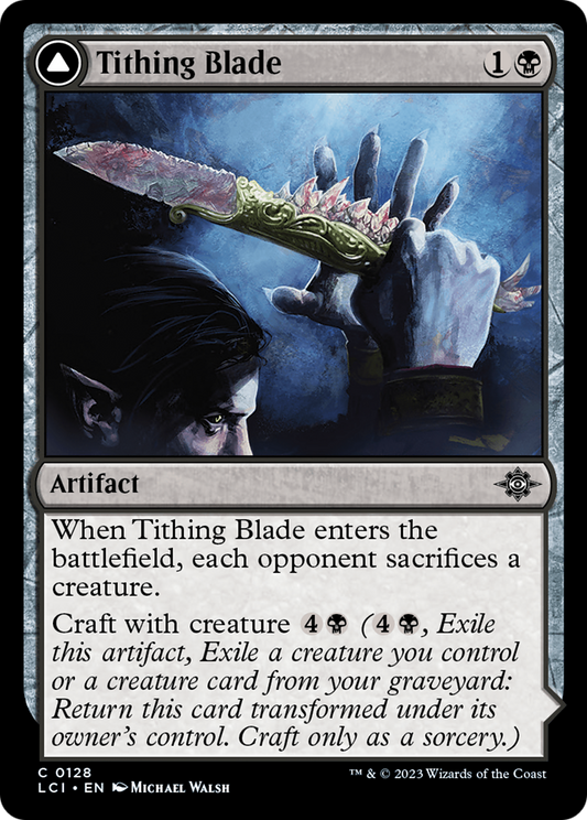 Tithing Blade // Consuming Sepulcher (LCI-128) - The Lost Caverns of Ixalan - Premium MTG Single from Wizards of the Coast - Just $0.08! Shop now at Game Crave Tournament Store