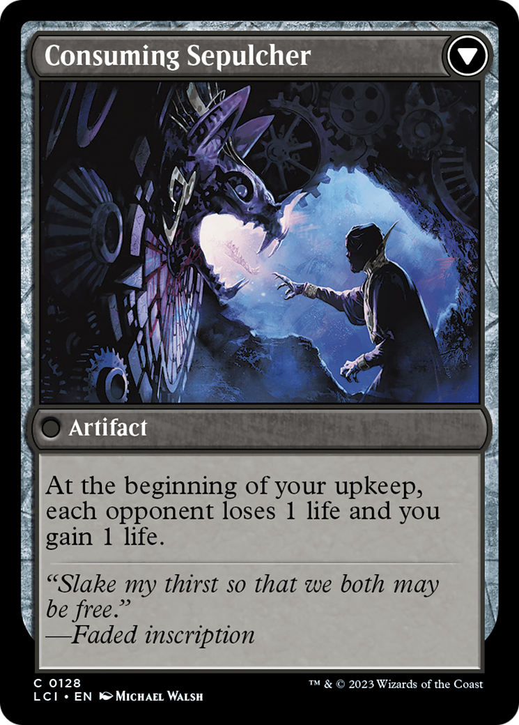 Tithing Blade // Consuming Sepulcher (LCI-128) - The Lost Caverns of Ixalan Foil - Premium MTG Single from Wizards of the Coast - Just $0.12! Shop now at Game Crave Tournament Store