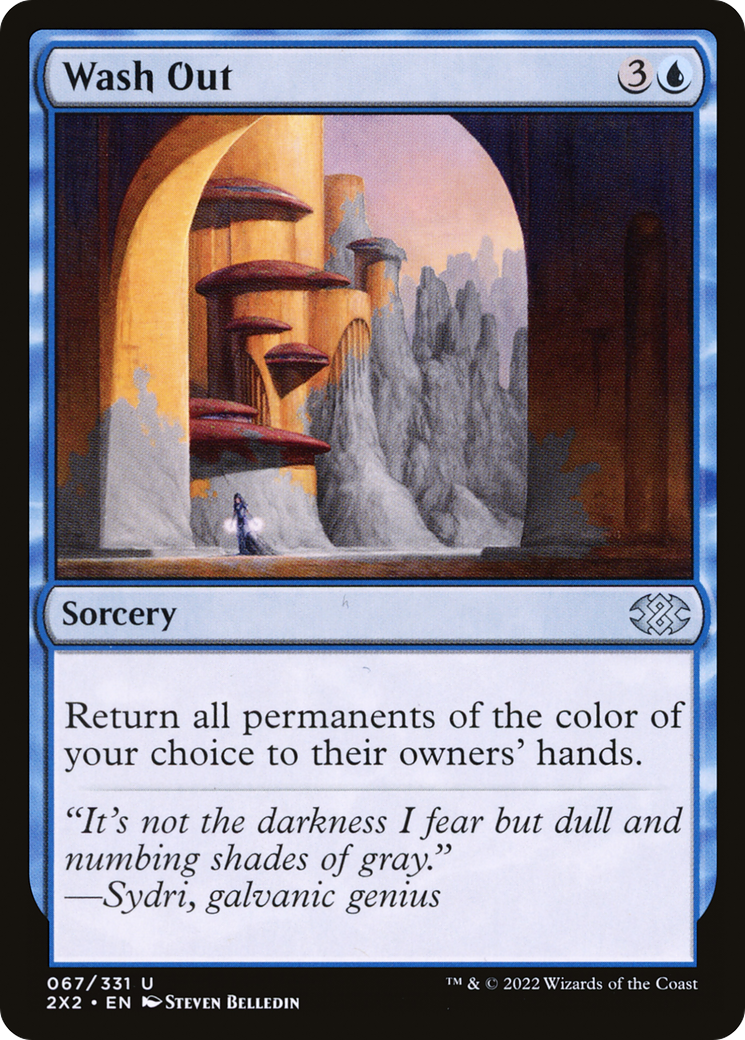 Wash Out (2X2-067) - Double Masters 2022 Foil - Premium MTG Single from Wizards of the Coast - Just $0.76! Shop now at Game Crave Tournament Store