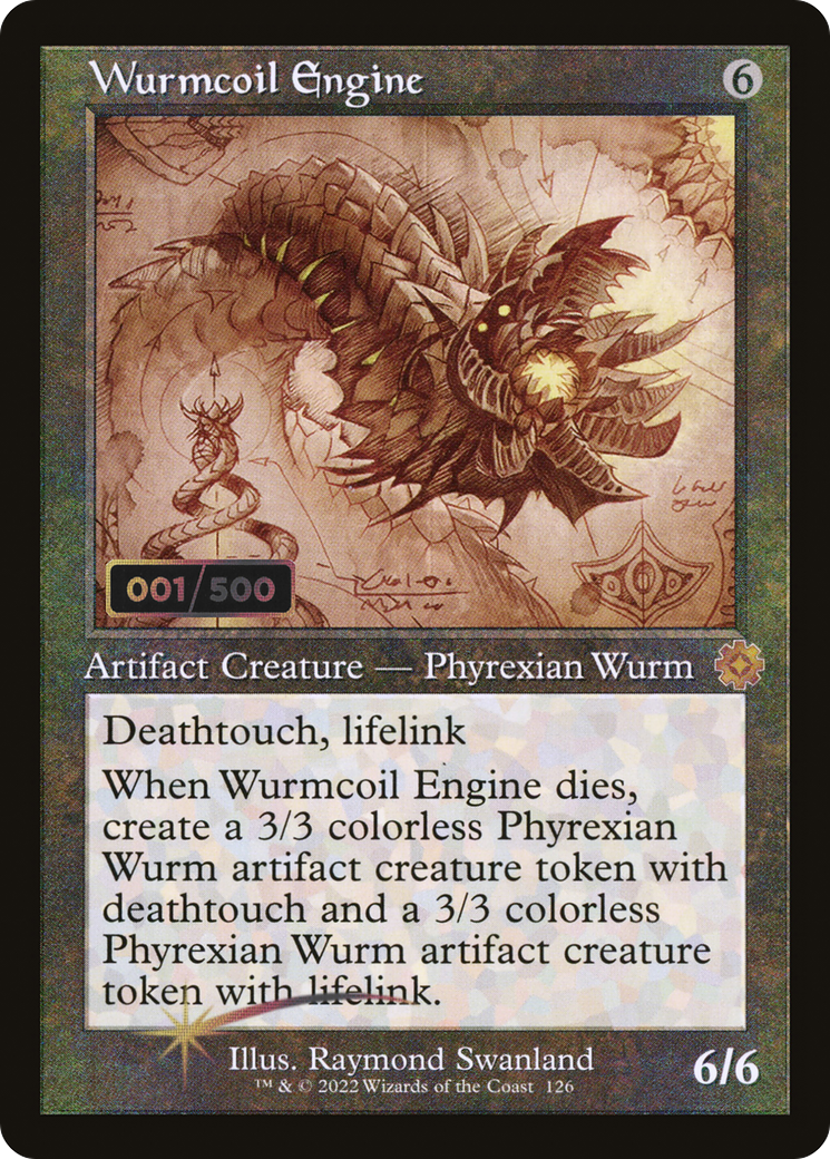 Wurmcoil Engine (BRR-126Z) - The Brothers' War Retro Artifacts Foil - Premium MTG Single from Wizards of the Coast - Just $118.26! Shop now at Game Crave Tournament Store
