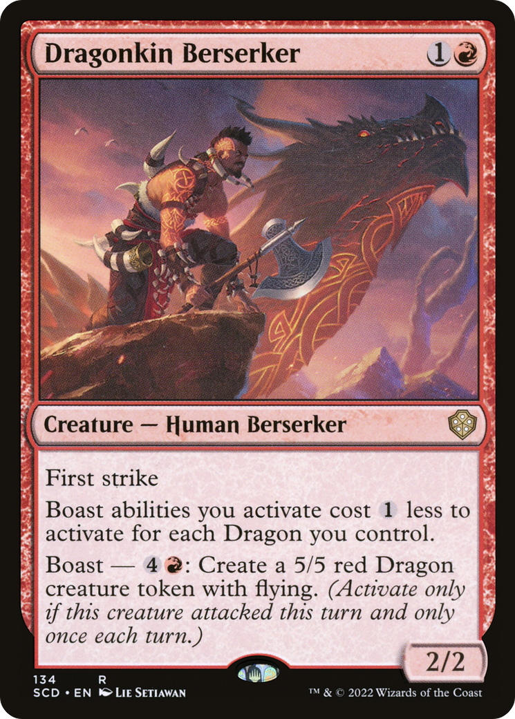 Dragonkin Berserker (SCD-134) - Starter Commander Decks - Premium MTG Single from Wizards of the Coast - Just $0.08! Shop now at Game Crave Tournament Store