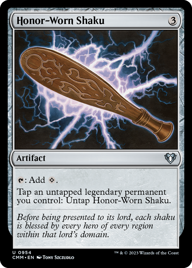 Honor-Worn Shaku (CMM-954) - Commander Masters - Premium MTG Single from Wizards of the Coast - Just $0.25! Shop now at Game Crave Tournament Store