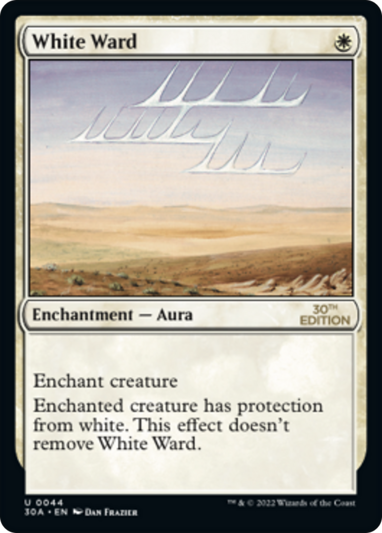 White Ward (30A-044) - 30th Anniversary Edition - Premium MTG Single from Wizards of the Coast - Just $0.42! Shop now at Game Crave Tournament Store
