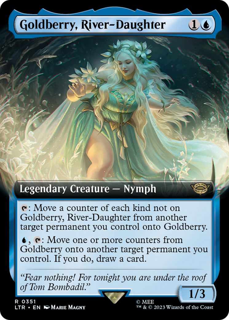 Goldberry, River-Daughter (LTR-351) - The Lord of the Rings: Tales of Middle-earth: (Extended Art) - Premium MTG Single from Wizards of the Coast - Just $0.22! Shop now at Game Crave Tournament Store