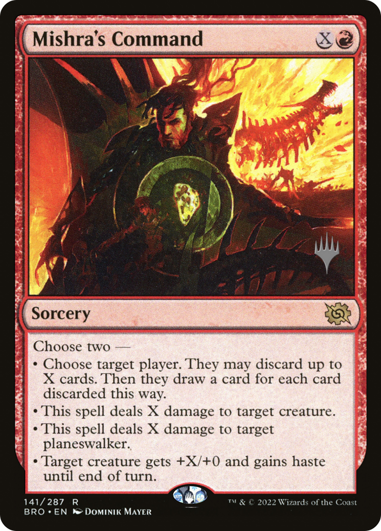 Mishra's Command (PBRO-141P) - The Brothers' War Promos - Premium MTG Single from Wizards of the Coast - Just $0.08! Shop now at Game Crave Tournament Store