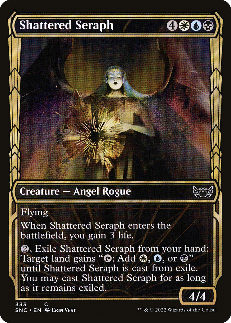 Shattered Seraph (SNC-333) - Streets of New Capenna: (Showcase) - Premium MTG Single from Wizards of the Coast - Just $0.08! Shop now at Game Crave Tournament Store