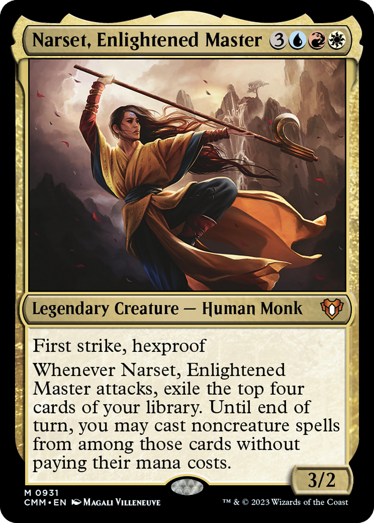 Narset, Enlightened Master (CMM-931) - Commander Masters - Premium MTG Single from Wizards of the Coast - Just $0.08! Shop now at Game Crave Tournament Store