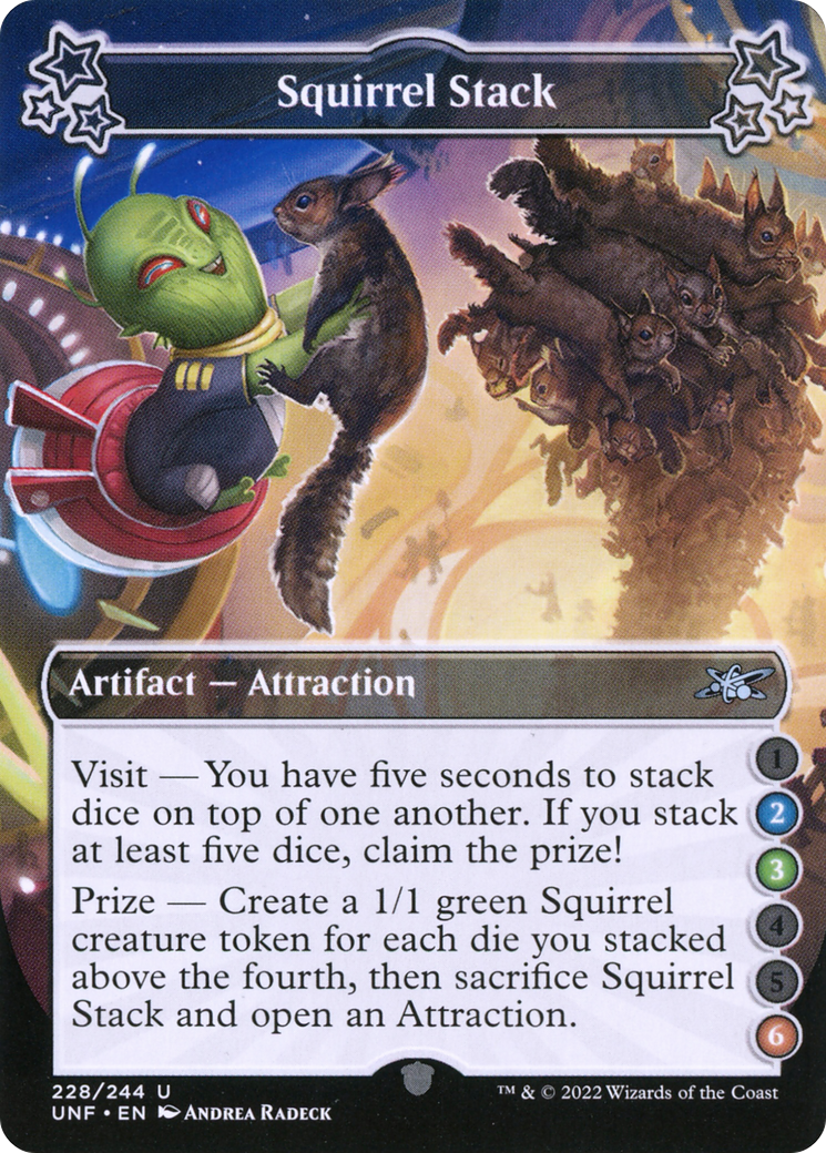Squirrel Stack (UNF-228A) - Unfinity Foil - Premium MTG Single from Wizards of the Coast - Just $0.08! Shop now at Game Crave Tournament Store