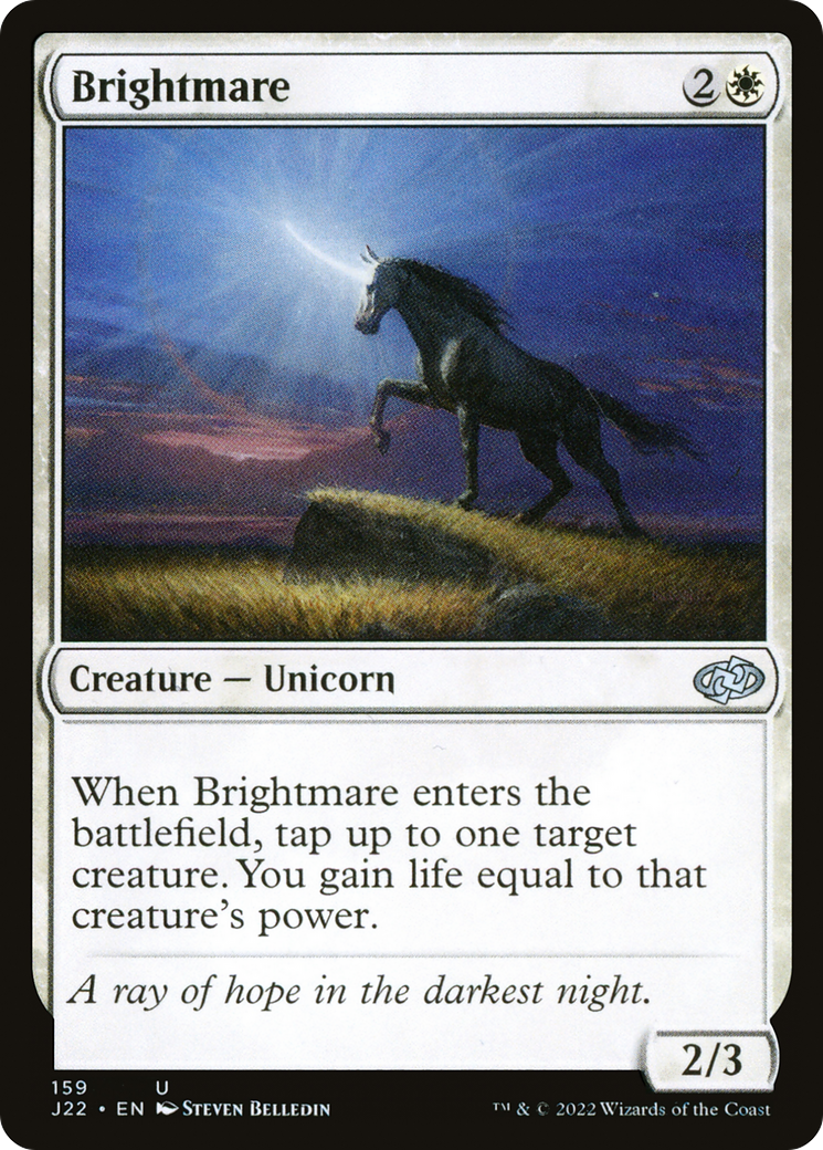 Brightmare (J22-159) - Jumpstart 2022 - Premium MTG Single from Wizards of the Coast - Just $0.08! Shop now at Game Crave Tournament Store