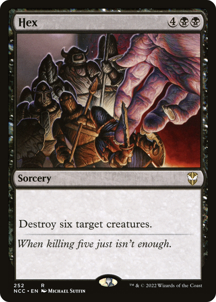 Hex (NCC-252) - New Capenna Commander - Premium MTG Single from Wizards of the Coast - Just $0.25! Shop now at Game Crave Tournament Store