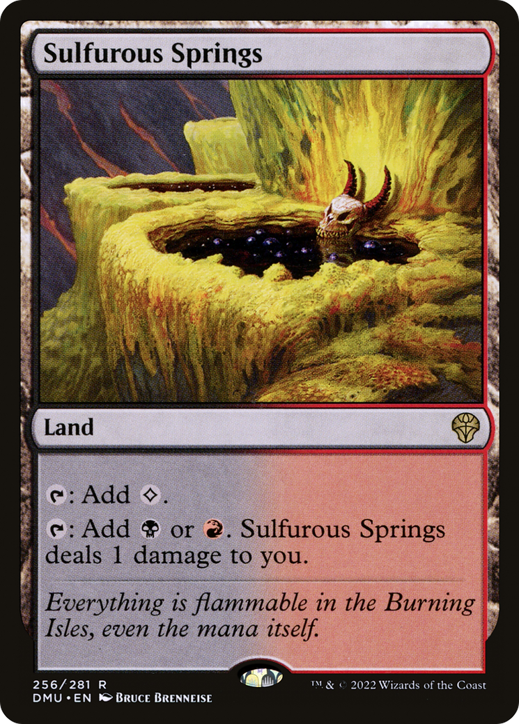 Sulfurous Springs (DMU-256) - Dominaria United - Premium MTG Single from Wizards of the Coast - Just $0.53! Shop now at Game Crave Tournament Store