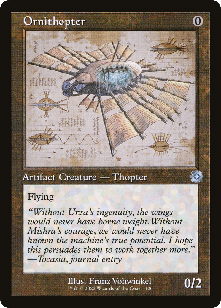 Ornithopter (BRR-100) - The Brothers' War Retro Artifacts Foil - Premium MTG Single from Wizards of the Coast - Just $0.27! Shop now at Game Crave Tournament Store