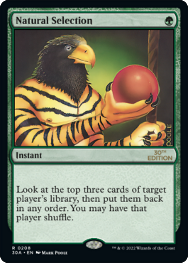 Natural Selection (30A-208) - 30th Anniversary Edition - Premium MTG Single from Wizards of the Coast - Just $10.16! Shop now at Game Crave Tournament Store