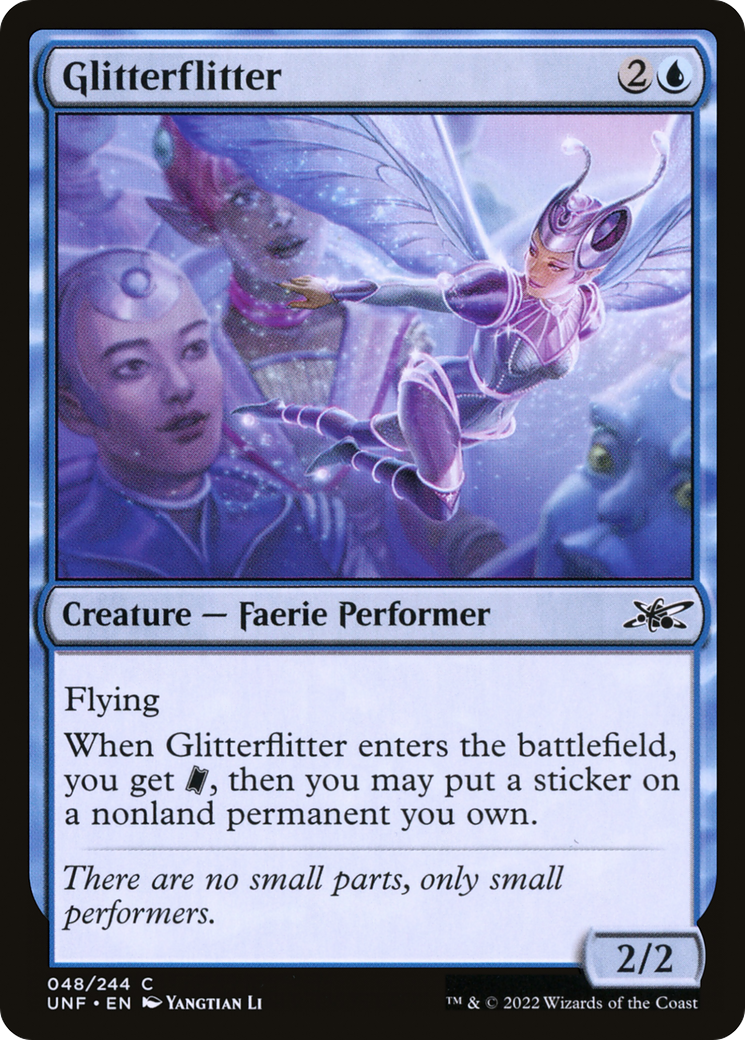 Glitterflitter (UNF-048) - Unfinity Foil - Premium MTG Single from Wizards of the Coast - Just $0.08! Shop now at Game Crave Tournament Store
