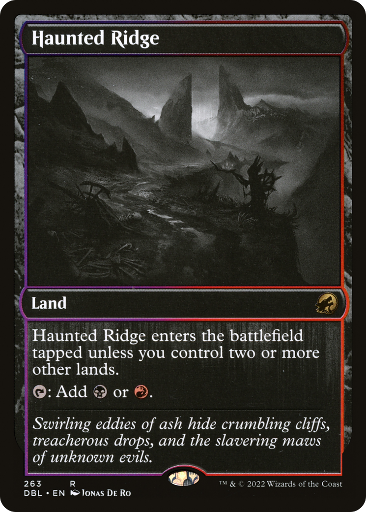Haunted Ridge (DBL-263) - Innistrad: Double Feature Foil - Premium MTG Single from Wizards of the Coast - Just $5.21! Shop now at Game Crave Tournament Store