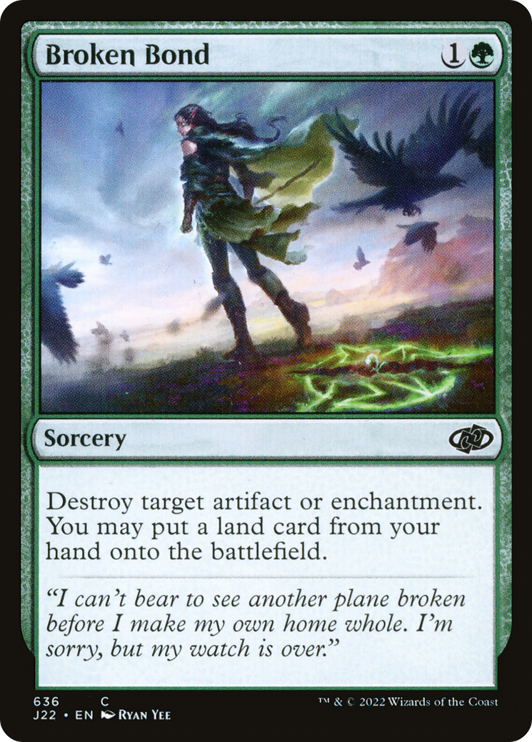 Broken Bond (J22-636) - Jumpstart 2022 - Premium MTG Single from Wizards of the Coast - Just $0.10! Shop now at Game Crave Tournament Store