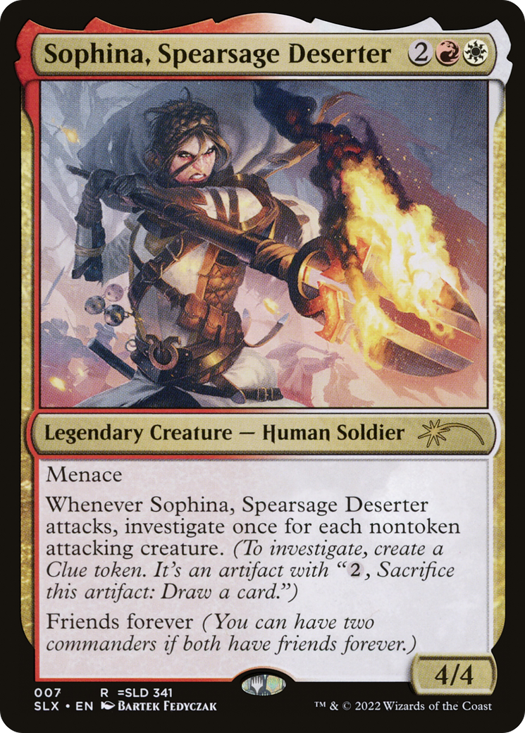 Sophina, Spearsage Deserter (SLX-007) - Universes Within - Premium MTG Single from Wizards of the Coast - Just $0.08! Shop now at Game Crave Tournament Store