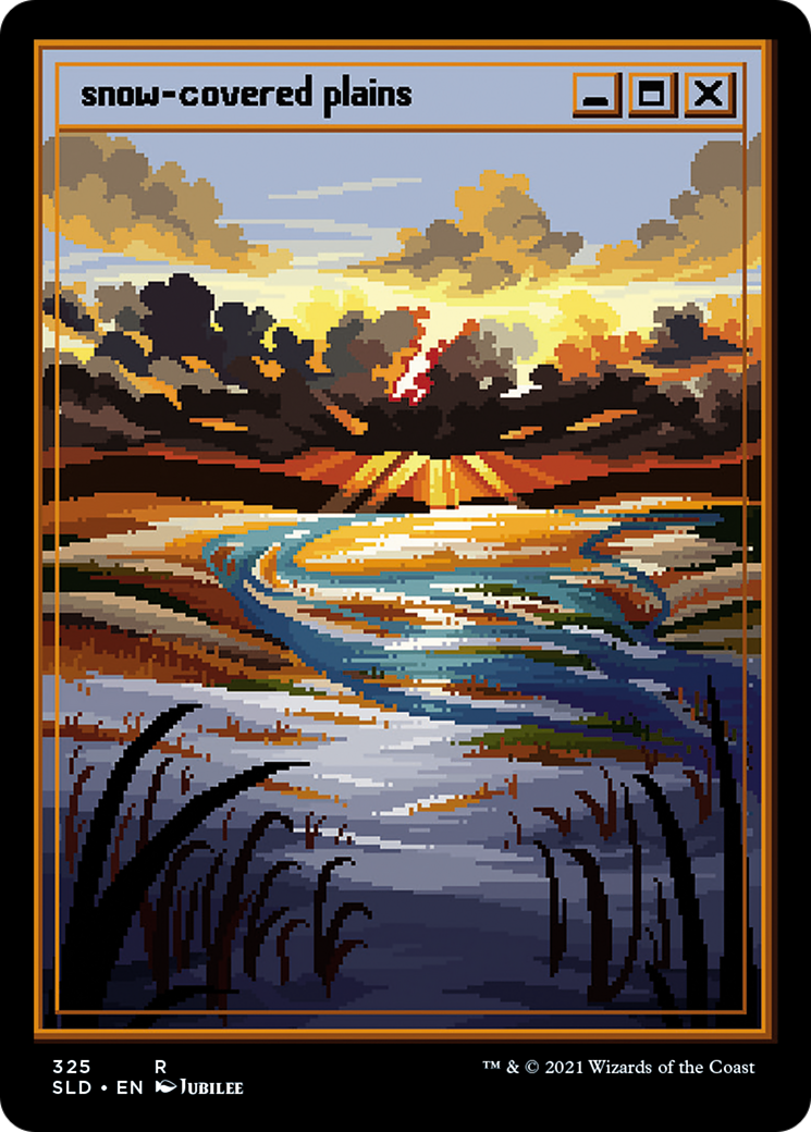 Snow-Covered Plains (SLD-325) - Secret Lair Drop - Premium MTG Single from Wizards of the Coast - Just $6.30! Shop now at Game Crave Tournament Store