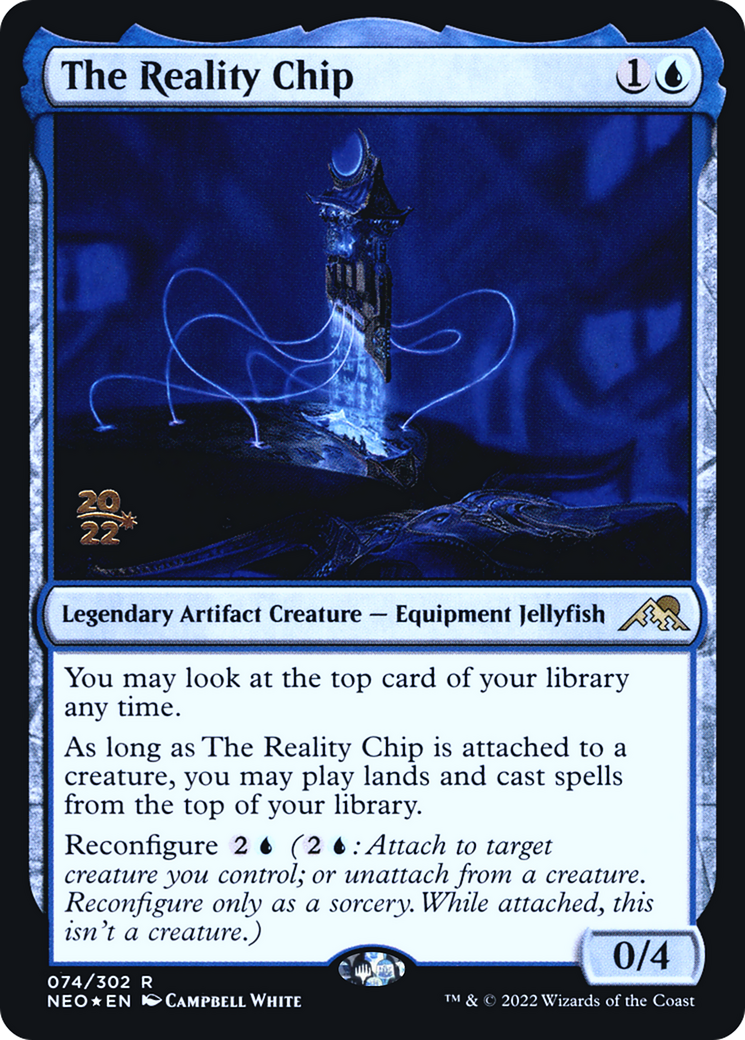 The Reality Chip (PNEO-74S) - Kamigawa: Neon Dynasty Promos Foil - Premium MTG Single from Wizards of the Coast - Just $4.17! Shop now at Game Crave Tournament Store