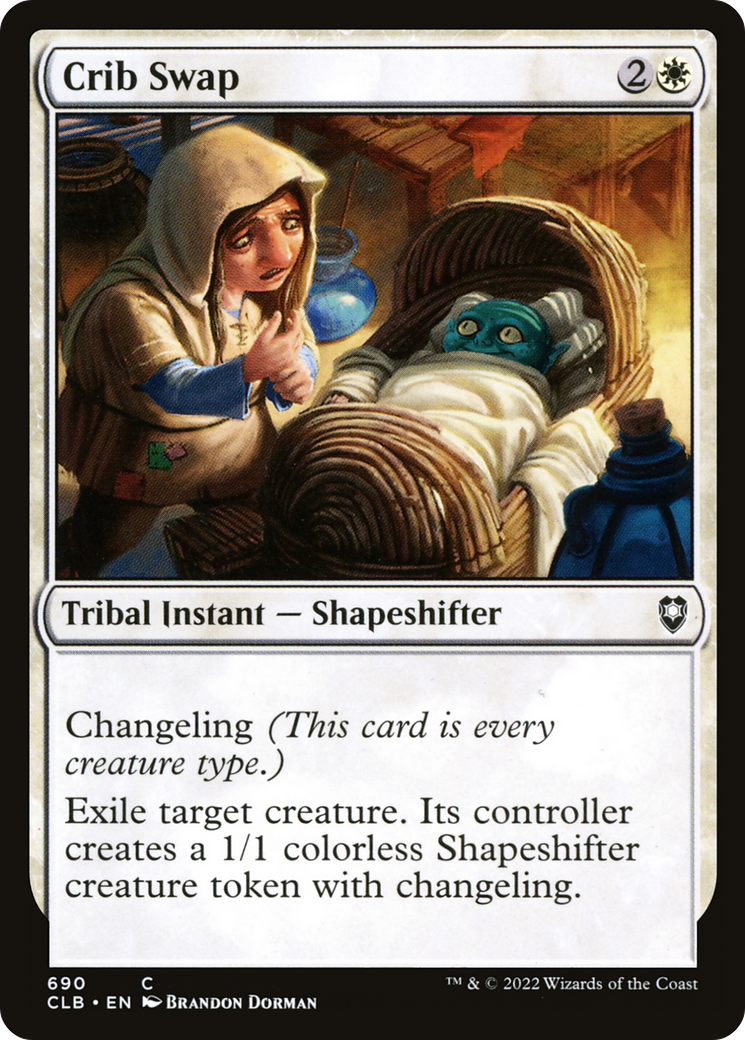 Crib Swap (CLB-690) - Commander Legends: Battle for Baldur's Gate - Premium MTG Single from Wizards of the Coast - Just $0.08! Shop now at Game Crave Tournament Store