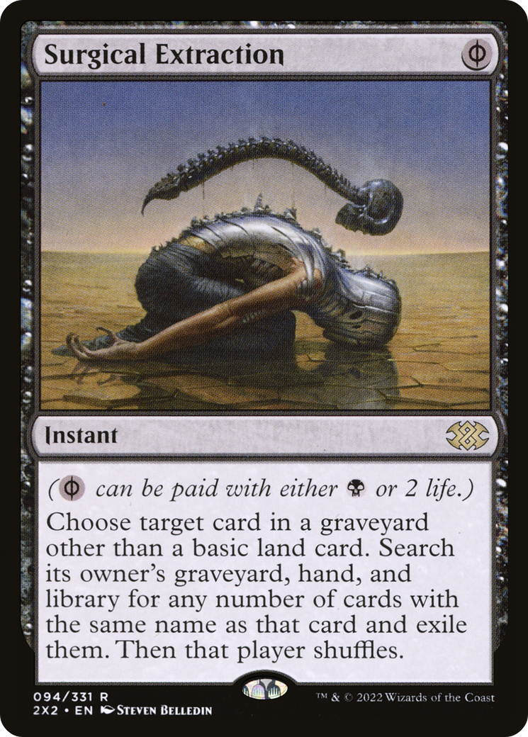 Surgical Extraction (2X2-094) - Double Masters 2022 - Premium MTG Single from Wizards of the Coast - Just $0.81! Shop now at Game Crave Tournament Store