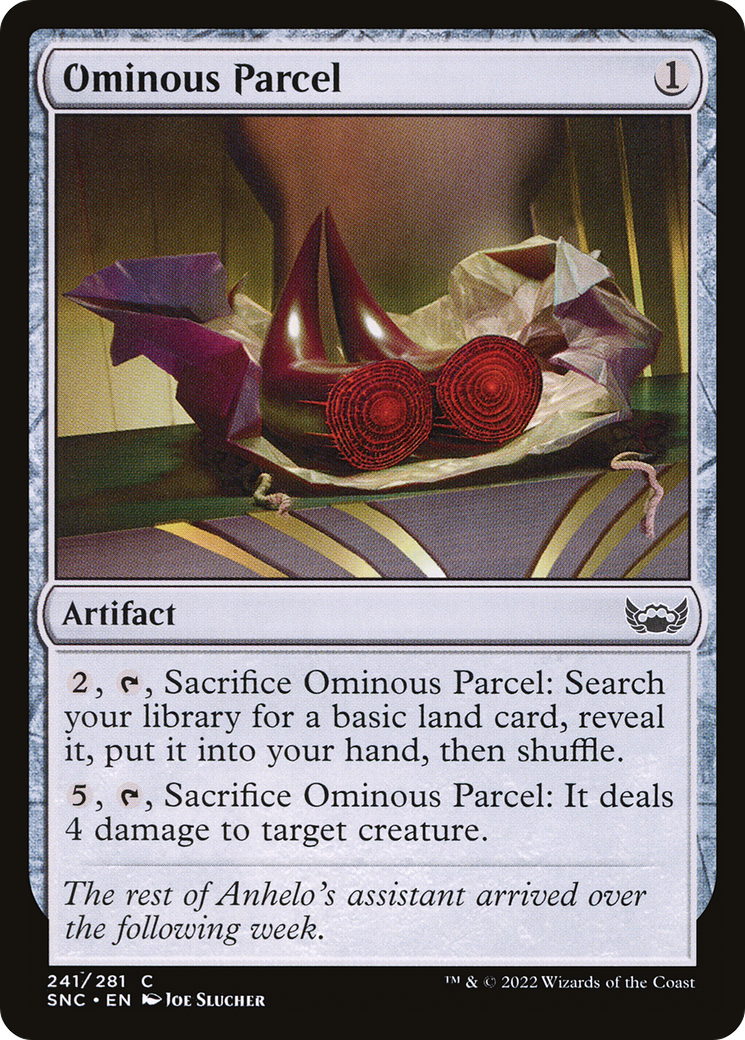 Ominous Parcel (SNC-241) - Streets of New Capenna - Premium MTG Single from Wizards of the Coast - Just $0.08! Shop now at Game Crave Tournament Store