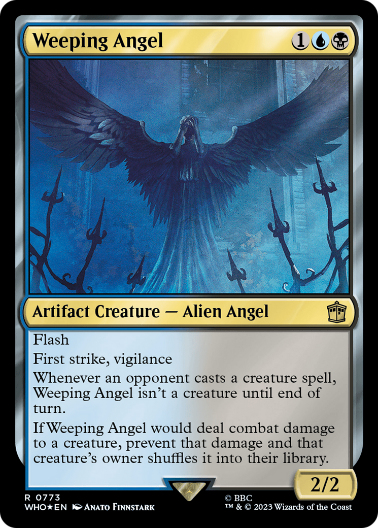 Weeping Angel (WHO-773) - Doctor Who Foil - Premium MTG Single from Wizards of the Coast - Just $0.44! Shop now at Game Crave Tournament Store