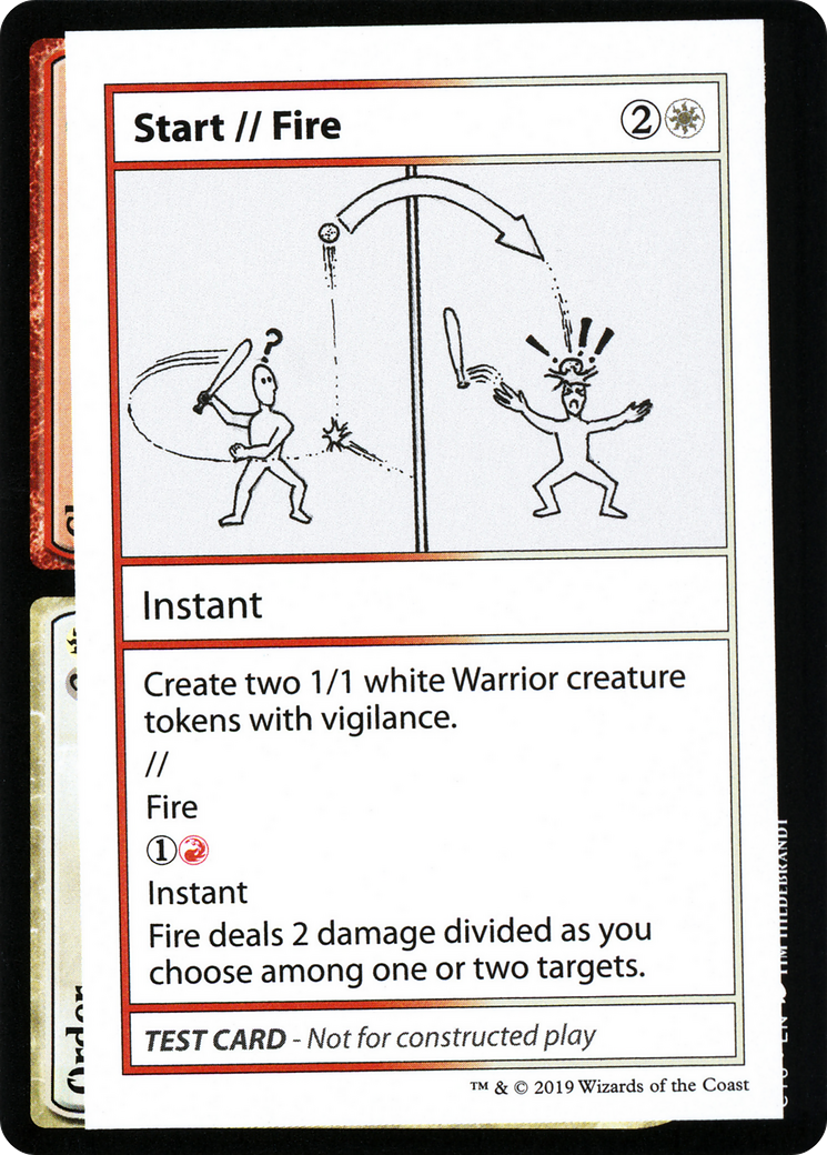 Start // Fire (CMB2-101) - Mystery Booster Playtest Cards 2021 - Premium MTG Single from Wizards of the Coast - Just $0.08! Shop now at Game Crave Tournament Store