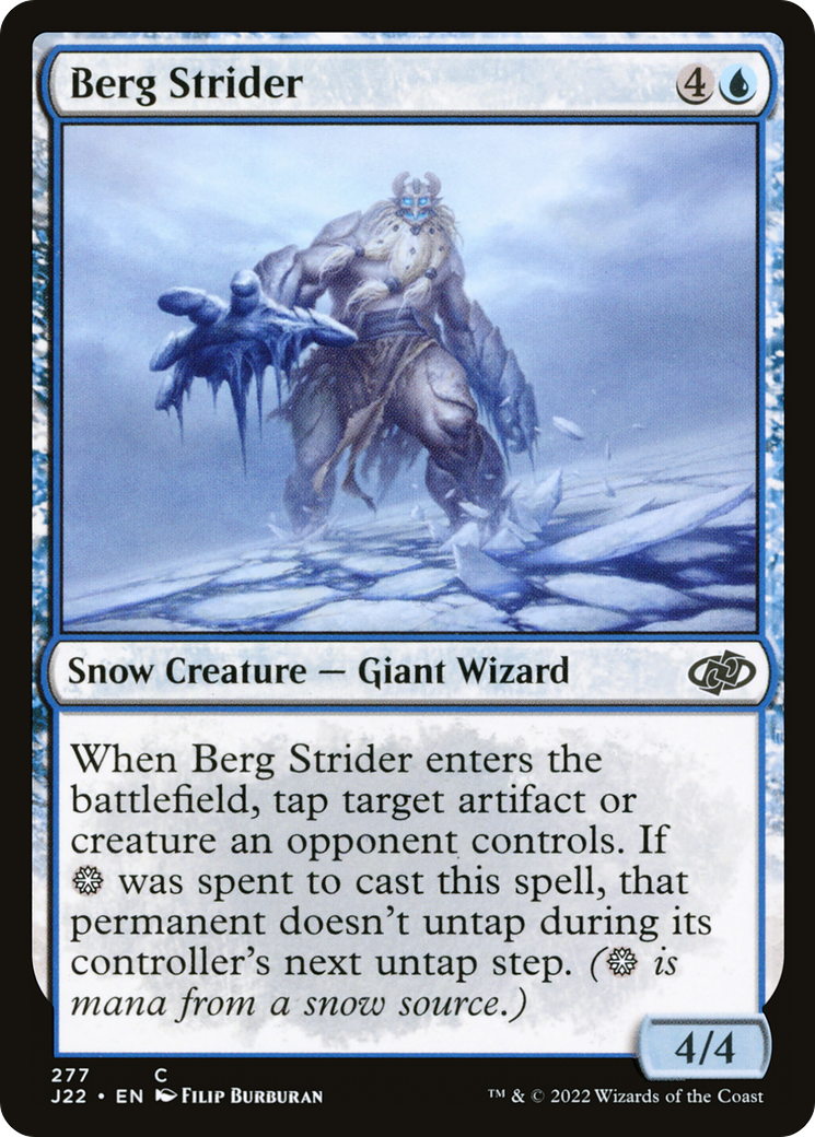 Berg Strider (J22-277) - Jumpstart 2022: (snow) - Premium MTG Single from Wizards of the Coast - Just $0.08! Shop now at Game Crave Tournament Store