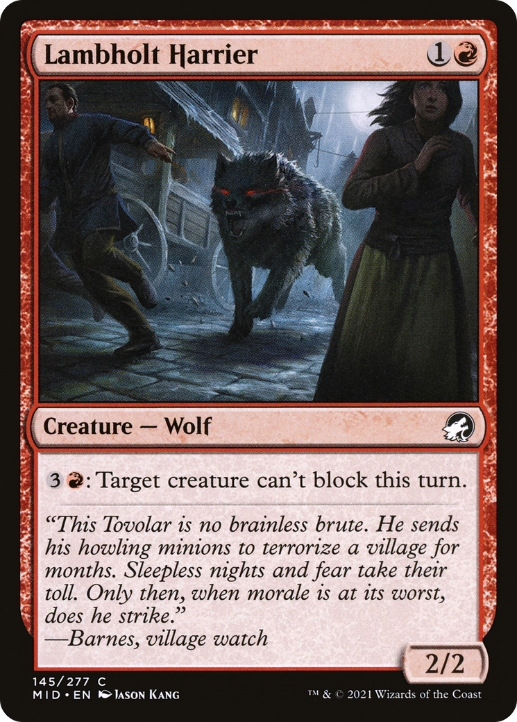 Lambholt Harrier (MID-145) - Innistrad: Midnight Hunt Foil - Premium MTG Single from Wizards of the Coast - Just $0.08! Shop now at Game Crave Tournament Store