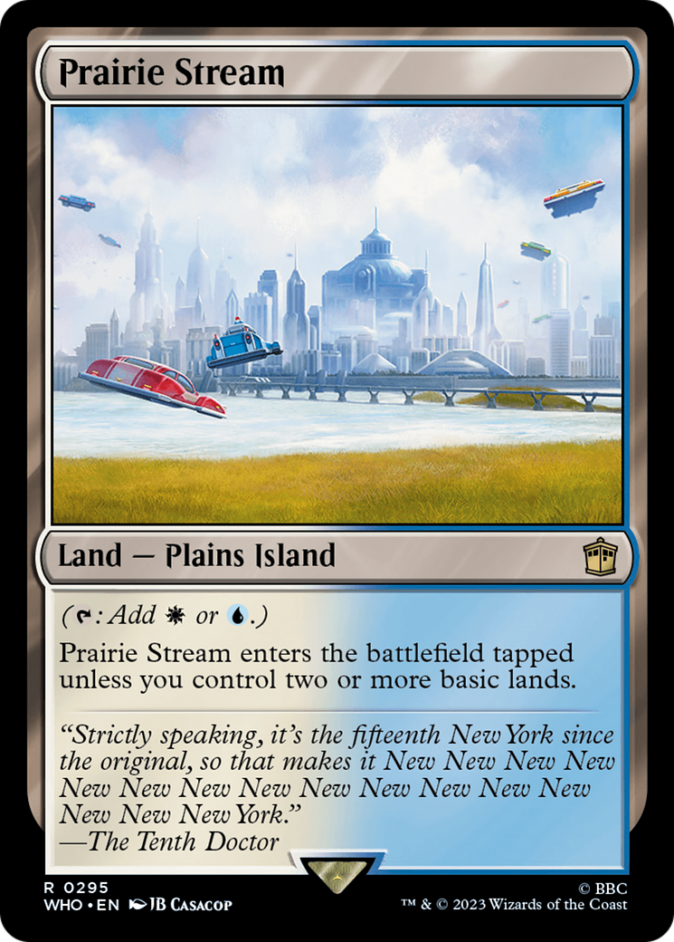 Prairie Stream (WHO-295) - Doctor Who - Premium MTG Single from Wizards of the Coast - Just $0.08! Shop now at Game Crave Tournament Store