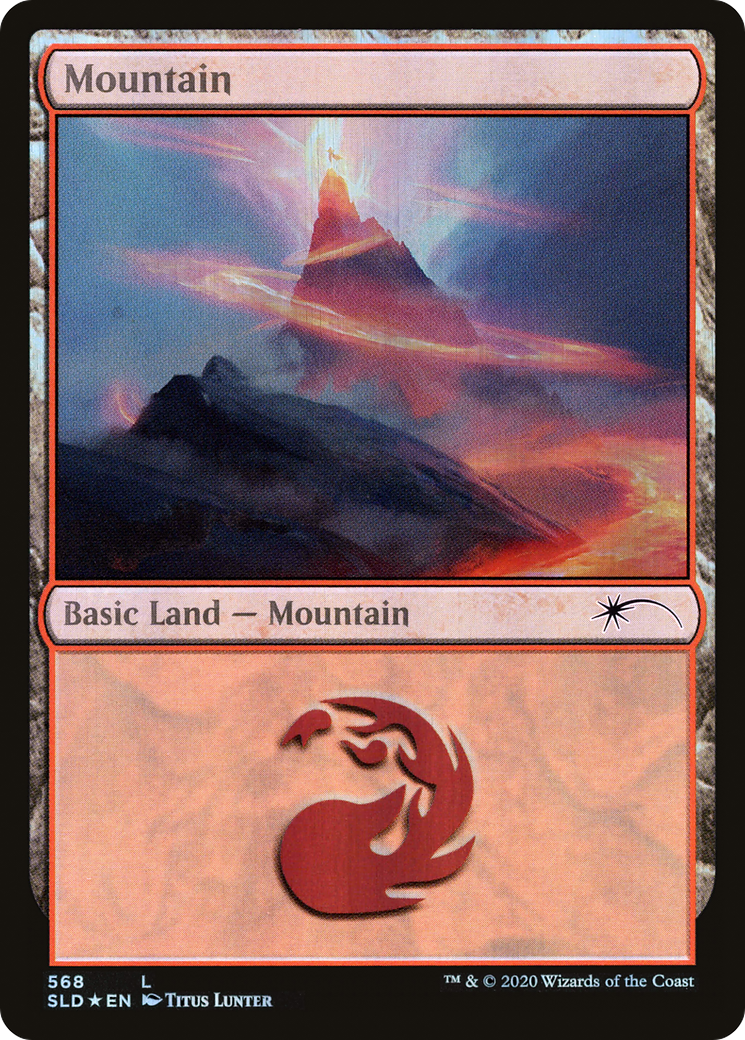 Mountain (SLD-568) - Secret Lair Drop Foil - Premium MTG Single from Wizards of the Coast - Just $0.11! Shop now at Game Crave Tournament Store
