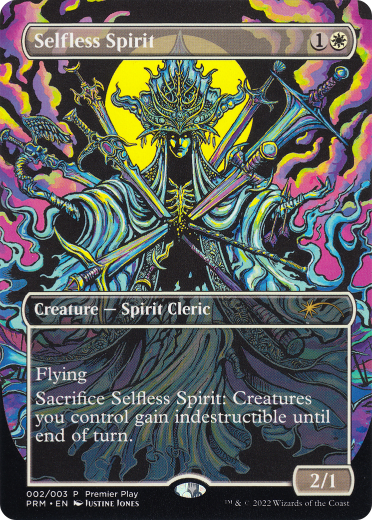 Selfless Spirit (PRCQ-002) - Regional Championship Qualifiers 2022 (Borderless) - Premium MTG Single from Wizards of the Coast - Just $1.85! Shop now at Game Crave Tournament Store