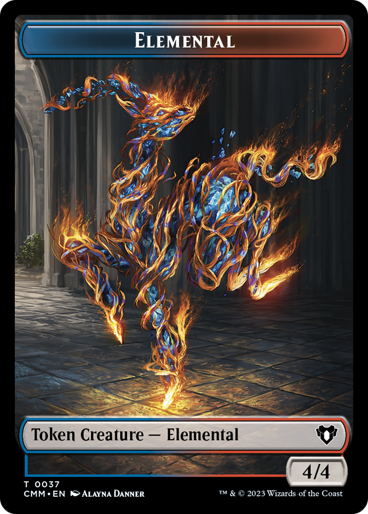 Elemental (TCMM-037) - Commander Masters Tokens Foil - Premium MTG Single from Wizards of the Coast - Just $0! Shop now at Game Crave Tournament Store