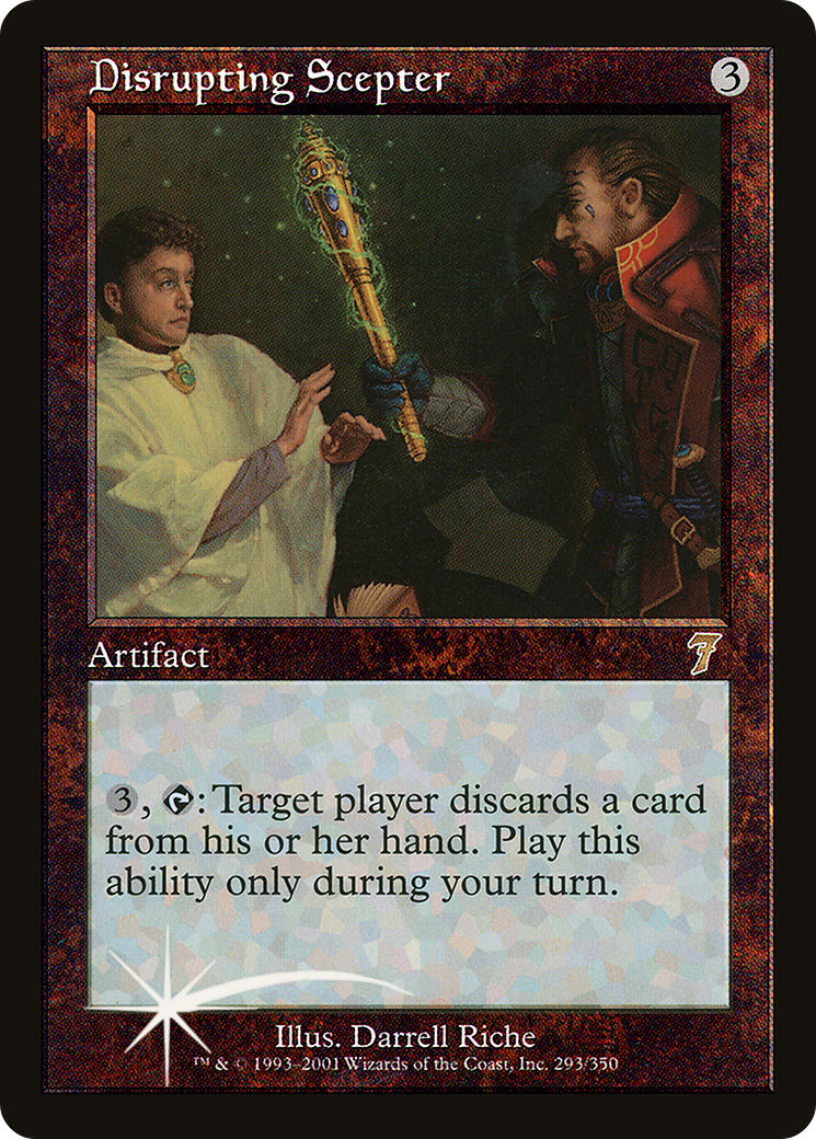 Disrupting Scepter (7ED-293★) - Seventh Edition Foil - Premium MTG Single from Wizards of the Coast - Just $3.31! Shop now at Game Crave Tournament Store
